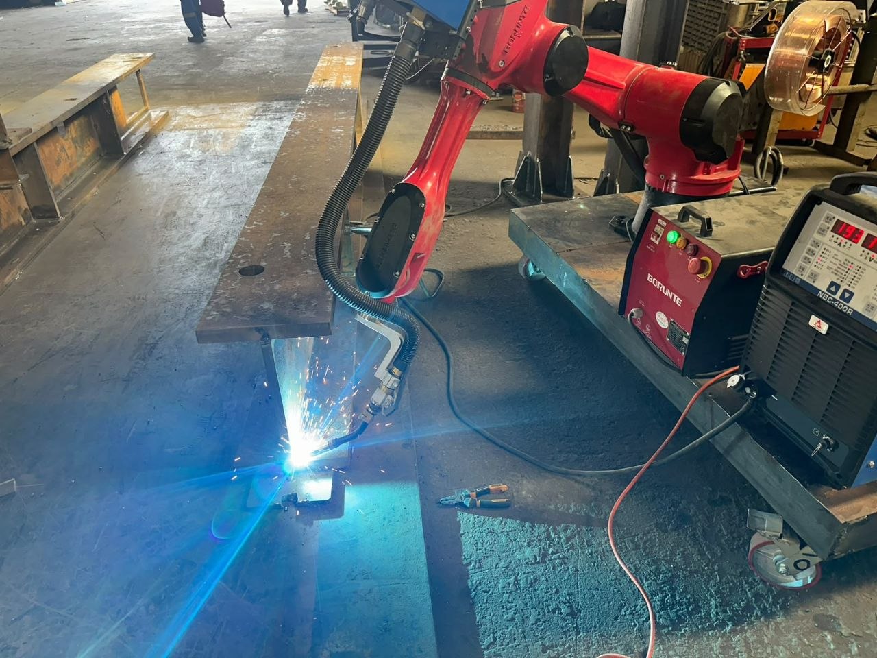 Automated welding work