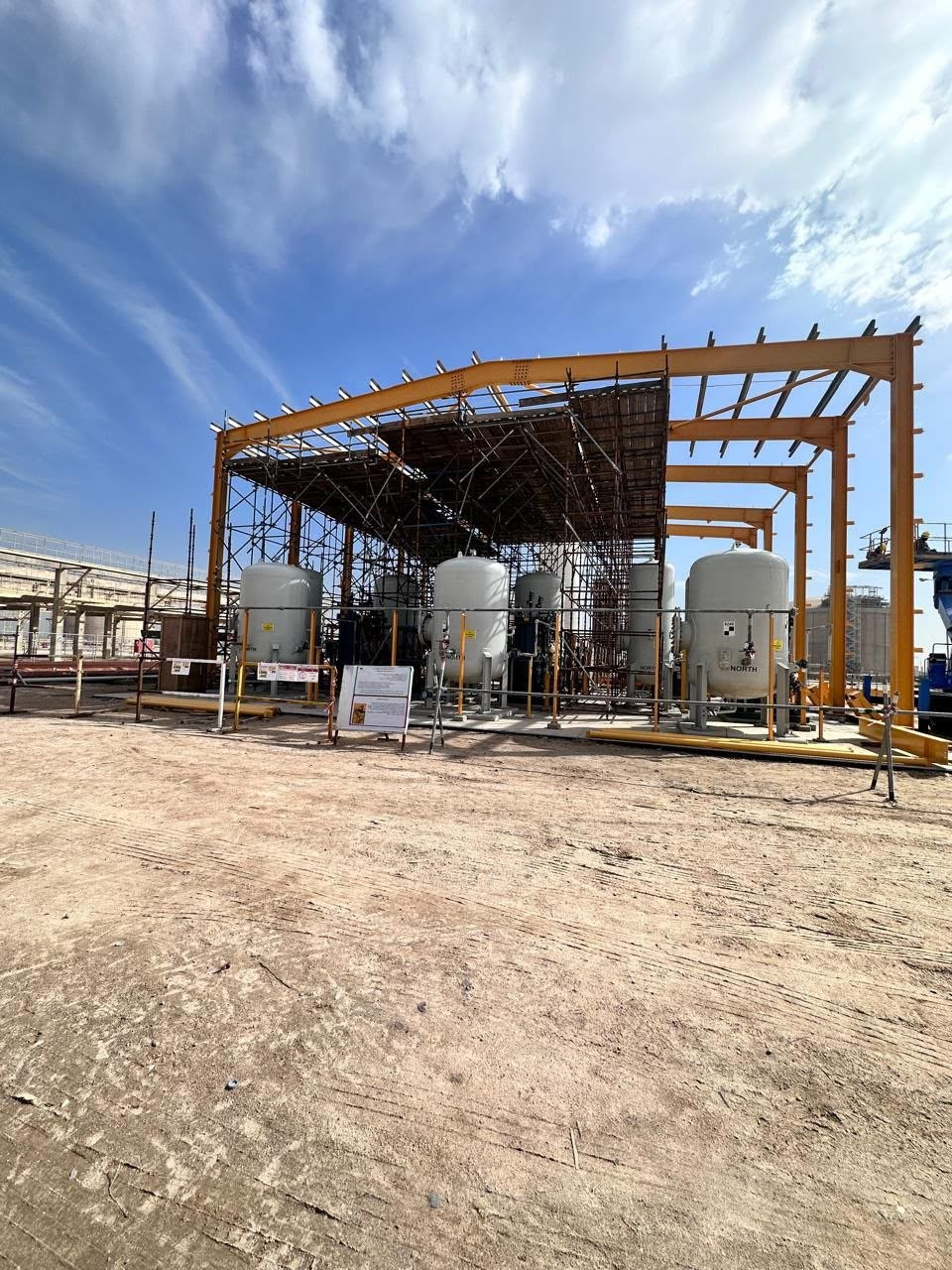 Steel structure work